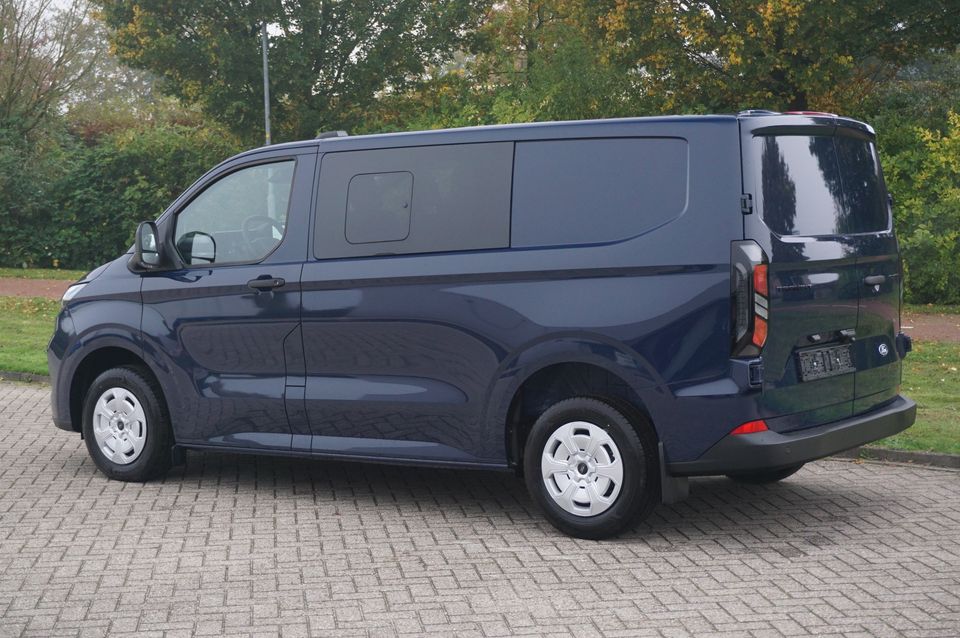 Ford Transit Custom 320S 136PK Trend Dubbel Cabine 13" Sync4 Apple CP/Android A. Camera, LED, 4 Jaar garantie!! NR. P01*