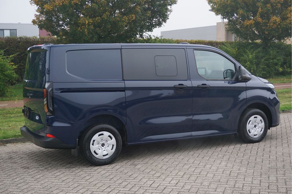 Ford Transit Custom 320S 136PK Trend Dubbel Cabine 13" Sync4 Apple CP/Android A. Camera, LED, 4 Jaar garantie!! NR. P01*