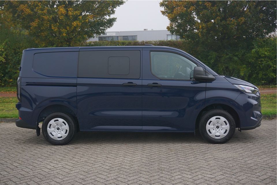 Ford Transit Custom 320S 136PK Trend Dubbel Cabine 13" Sync4 Apple CP/Android A. Camera, LED, 4 Jaar garantie!! NR. P01*