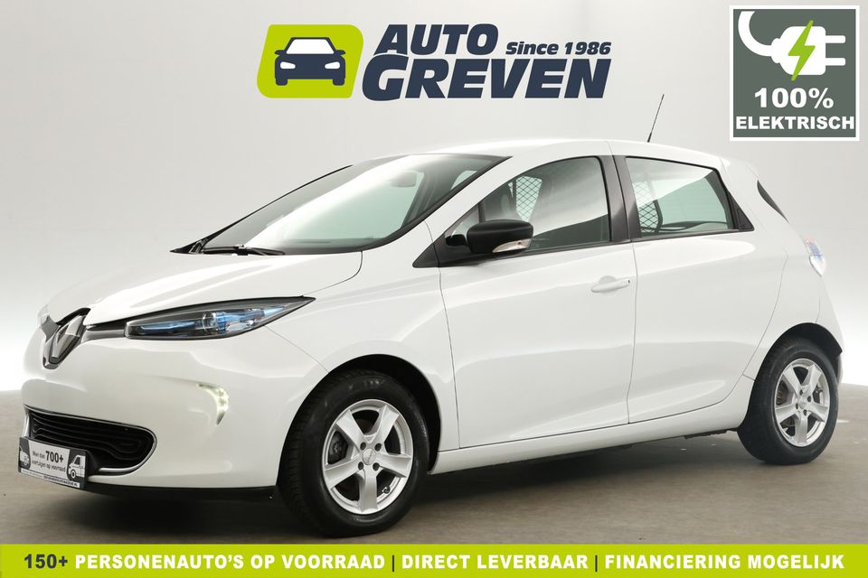 Renault ZOE Cargo | Huur-accu | 40KwH Grijs Kenteken Elektrisch Automaat | 2 Persoons | VAN Clima Cruise PDC Virtual LED 15"LMV