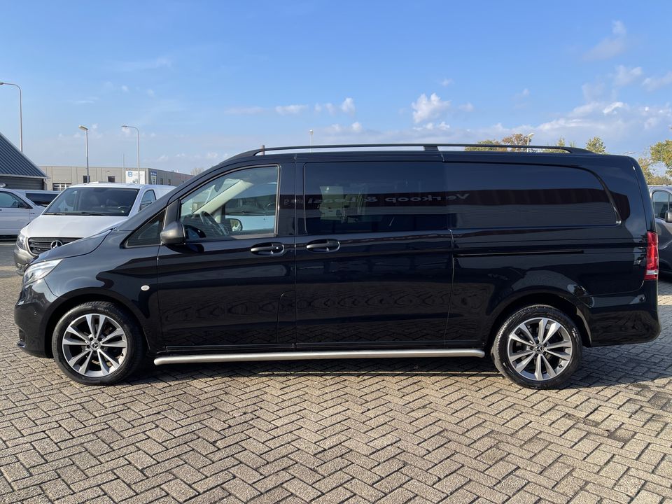 Mercedes-Benz Vito 114 CDI Extra Lang DC 5 persoons Comfort / dubbele schuifdeur ! / vaste prijs rijklaar € 32.950 ex btw / lease vanaf € 589 / airco / cruise / lichtmetalen velgen 18 inch / sidebars