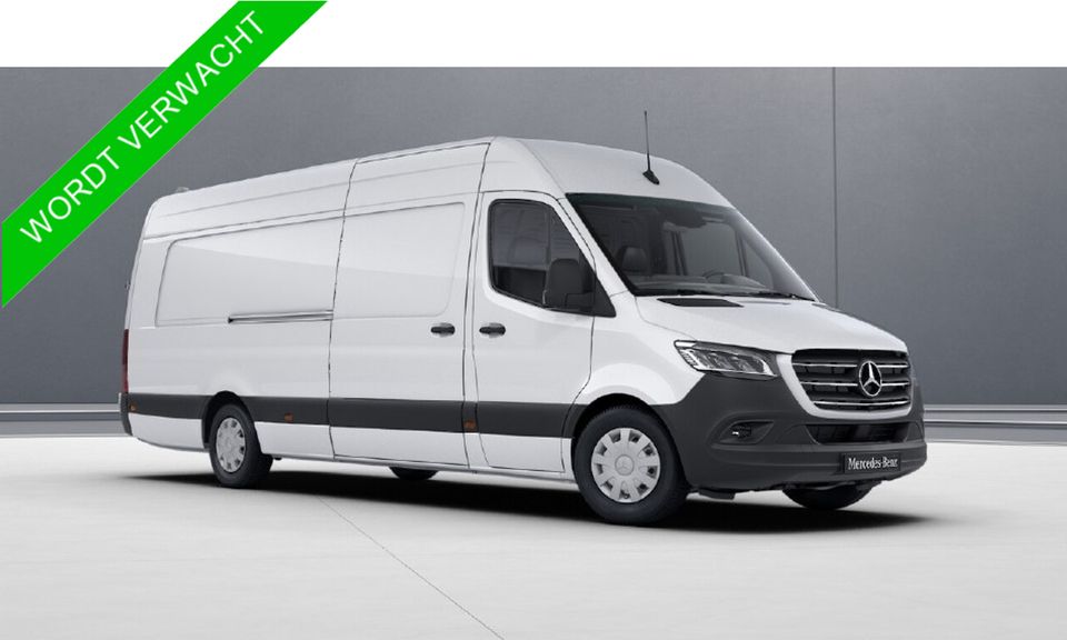 Mercedes-Benz Sprinter 319CDI L4H2 Automaat 10.25" Mbux, 360° Cam, LED,, Distronic, Standkachel, 3T trekhaak!! Nr. T02*