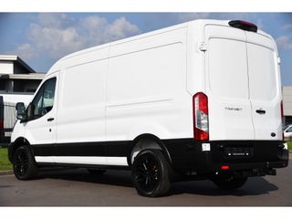 Ford Transit 350 2.0 TDCI L3H2 Black & White Edition Cruise, Carplay, Stoelverwarming, NAVI, 130PK, Multimedia, Sensoren, Trekhaak, UNIEK!