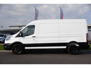 Ford Transit 350 2.0 TDCI L3H2 Black & White Edition Cruise, Carplay, Stoelverwarming, NAVI, 130PK, Multimedia, Sensoren, Trekhaak, UNIEK!