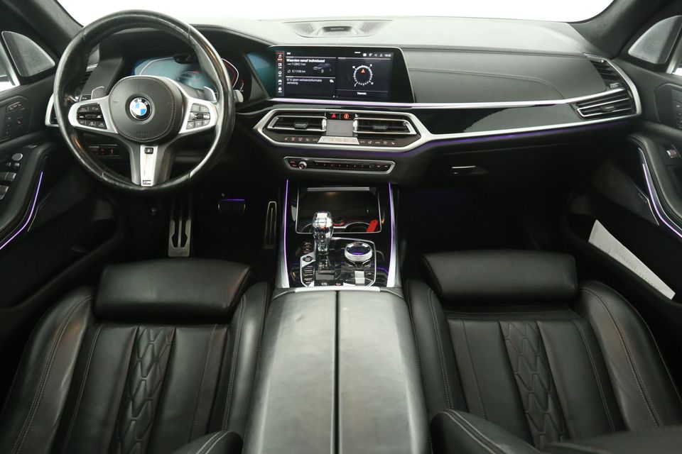 BMW X7 xDrive30d M-sport 266PK Automaat Pano 7 Persoons Sfeerverl. BMW-Laser 360Camera Bowers&Wilkins Clima Cruise Memory-Seats Head-up 21''LMV Virtual Navi