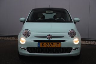 Fiat 500 1.0 Hybrid Lounge Mint Groen Panoramadak 16 inch LMV Radio Bluetooth Airco Cruise Control