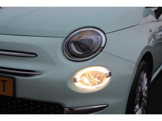 Fiat 500 1.0 Hybrid Lounge Mint Groen Panoramadak 16 inch LMV Radio Bluetooth Airco Cruise Control