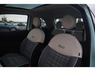 Fiat 500 1.0 Hybrid Lounge Mint Groen Panoramadak 16 inch LMV Radio Bluetooth Airco Cruise Control