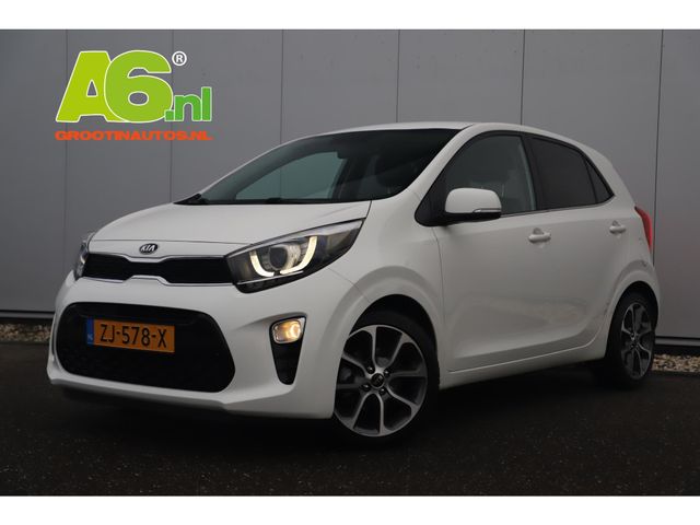 Kia Picanto 1.0 CVVT Design Edition Lederen Bekleding Navigatie Camera Clima Cruise Carplay Android 16 inch LMV