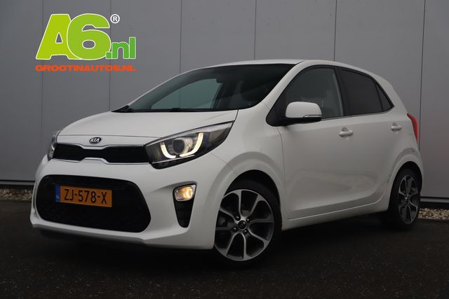 Kia Picanto 1.0 CVVT Design Edition Lederen Bekleding Navigatie Camera Clima Cruise Carplay Android 16 inch LMV