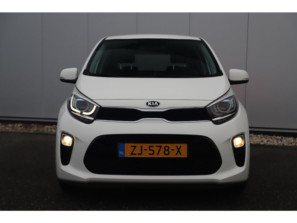 Kia Picanto 1.0 CVVT Design Edition Lederen Bekleding Navigatie Camera Clima Cruise Carplay Android 16 inch LMV