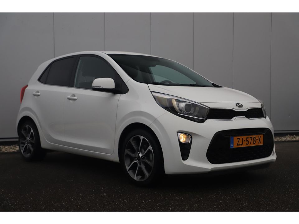 Kia Picanto 1.0 CVVT Design Edition Lederen Bekleding Navigatie Camera Clima Cruise Carplay Android 16 inch LMV