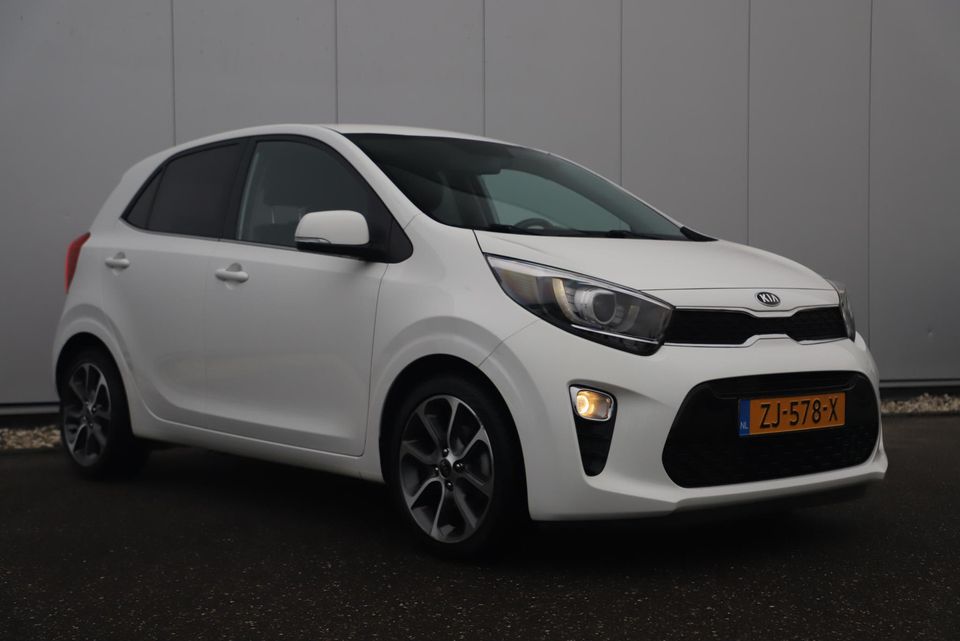 Kia Picanto 1.0 CVVT Design Edition Lederen Bekleding Navigatie Camera Clima Cruise Carplay Android 16 inch LMV