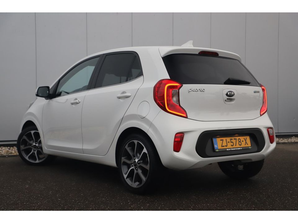 Kia Picanto 1.0 CVVT Design Edition Lederen Bekleding Navigatie Camera Clima Cruise Carplay Android 16 inch LMV