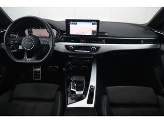 Audi A4 Avant 40 TFSI S Line Sport 190PK Facelift Panoramadak LED Matrix 19 inch Virtual Cockpit Half Leder Sfeerverlichting Navigatie Camera Clima Adaptive Cruise Lane Assist