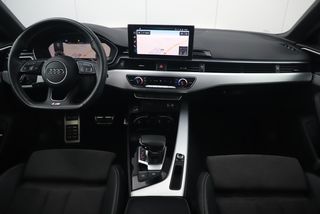 Audi A4 Avant 40 TFSI S Line Sport 190PK Facelift Panoramadak LED Matrix 19 inch Virtual Cockpit Half Leder Sfeerverlichting Navigatie Camera Clima Adaptive Cruise Lane Assist