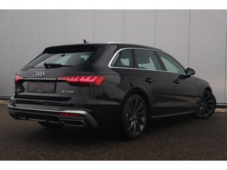 Audi A4 Avant 40 TFSI S Line Sport 190PK Facelift Panoramadak LED Matrix 19 inch Virtual Cockpit Half Leder Sfeerverlichting Navigatie Camera Clima Adaptive Cruise Lane Assist