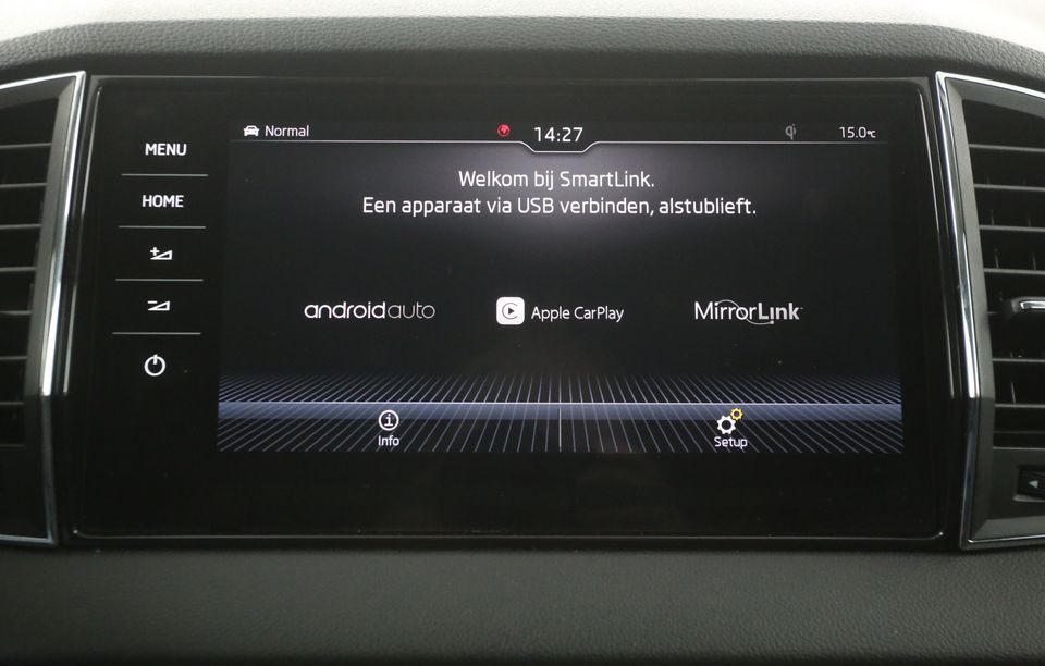 Škoda Karoq 1.5 TSI 150PK Automaat Pano Sfeer Airco Camera Carplay Cruise Canton-Audio LED Memory-seats Navi PDC 19"LMV