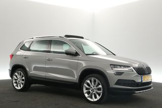 Škoda Karoq 1.5 TSI 150PK Automaat Pano Sfeer Airco Camera Carplay Cruise Canton-Audio LED Memory-seats Navi PDC 19"LMV