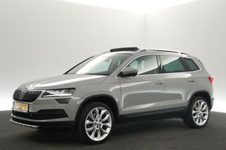 Škoda Karoq 1.5 TSI 150PK Automaat Pano Sfeer Airco Camera Carplay Cruise Canton-Audio LED Memory-seats Navi PDC 19"LMV