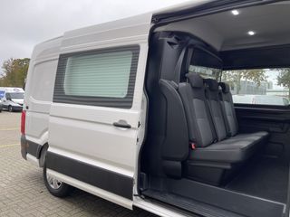 MAN TGE 35 2.0 140pk Lang Hoog L3H2 DC 6 persoons / vaste prijs rijklaar € 30.950 ex btw / lease vanaf € 554 / airco / achteruit rijcamera / trekhaak 3000 kg / euro 6 diesel !