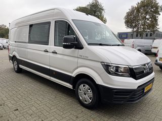 MAN TGE 35 2.0 140pk Lang Hoog L3H2 DC 6 persoons / vaste prijs rijklaar € 30.950 ex btw / lease vanaf € 554 / airco / achteruit rijcamera / trekhaak 3000 kg / euro 6 diesel !