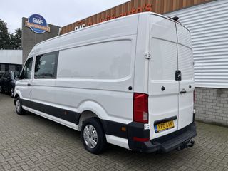 MAN TGE 35 2.0 140pk Lang Hoog L3H2 DC 6 persoons / vaste prijs rijklaar € 30.950 ex btw / lease vanaf € 554 / airco / achteruit rijcamera / trekhaak 3000 kg / euro 6 diesel !