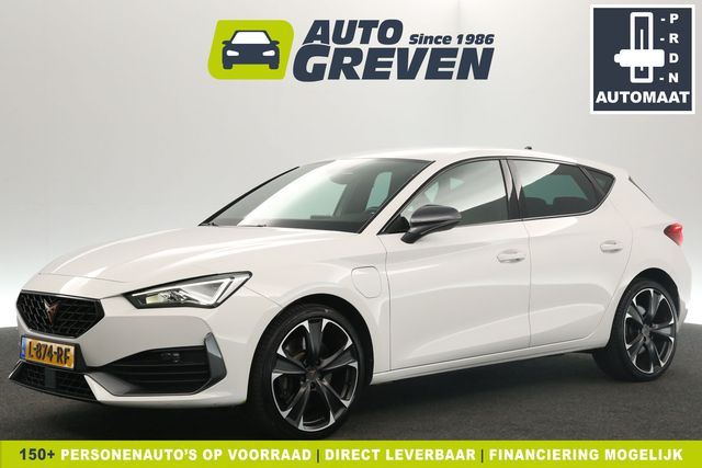 CUPRA Leon 1.4 e-Hybrid 260PK Automaat Sfeerverl. Clima Cruise Carplay LED Navi Virtual 19"LMV