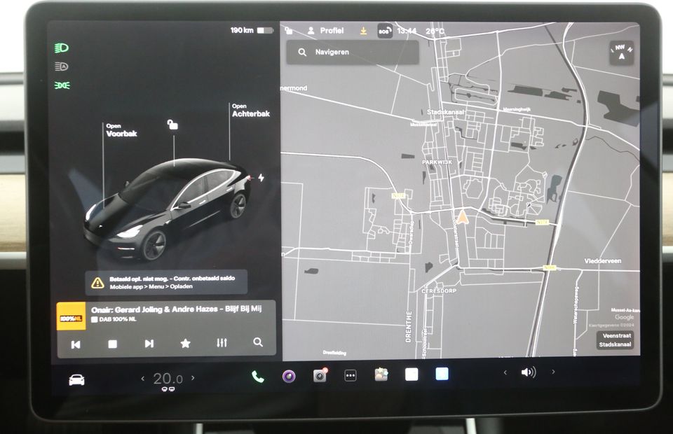 Tesla Model 3 Long Range AWD 75 kWh 351PK Automaat Autopilot Pano-view Camera Carplay Dashcam Virtual Clima Cruise Navi LED 18"LMV Trekhaak