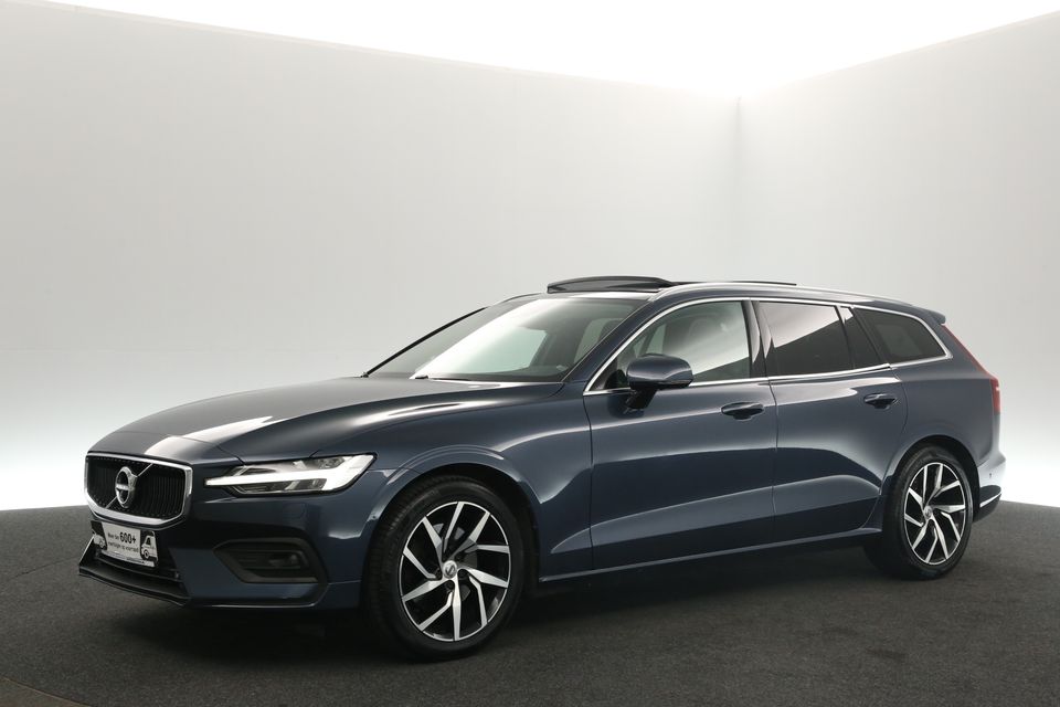 Volvo V60 2.0 T4 R-Design 191PK Automaat Pano Harman-Kardon Camera Sfeerverl. Clima Cruise Carplay LED Virtual Navi PDC Head-up 18"LMV Leder