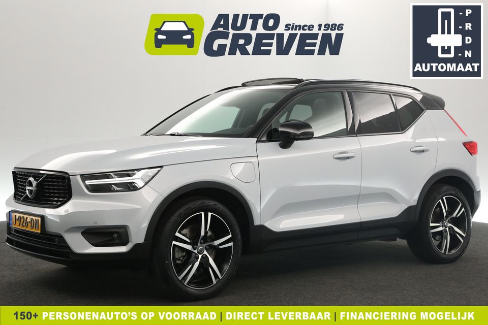 Volvo XC40 1.5 T5 Recharge R-Design 262PK Automaat Pano Clima Cruise 360-Camera Carplay Navi Virtual Memory-Seats Harman/Kardon Leder 19"LMV LED PDC Trekhaak