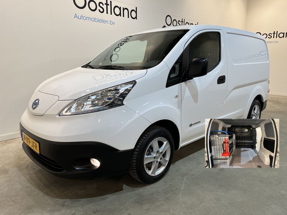 Nissan E-NV200 Business 40 kWh Servicebus / Sortimo Inrichting / 100% elektrisch !! / Airco / Cruise Control / Camera / Navigatie / 28.700 KM !!