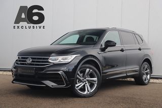 Volkswagen Tiguan Allspace 1.5 TSI 2X R-Line 7 Persoons 150PK DSG Automaat Panoramadak Virtual Cockpit Keyless Sfeerverlichting Full LED Stoelverwarming Navigatie Camera Adaptive Cruise Lane Assist 19 inch LMV NL Auto!