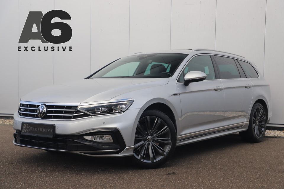 Volkswagen Passat Variant 1.5 TSI 2X R-Line 150PK DSG Automaat Panoramadak Virtual 18 inch Full LED Sportstoelen Half Leder Keyless Navigatie Camera Adaptive Cruise Lane Assist Carplay Android