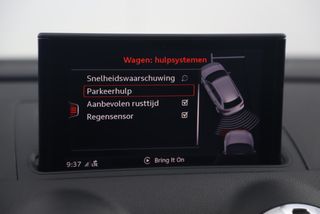 Audi A3 Sportback 30 TFSI Sport S Line Edition Automaat Black Optic Quantumgrey 19 inch Virtual Cockpit Half Leder Navigatie Carplay Android Bluetooth Stoelverwarming Parkeersensors Spoilers