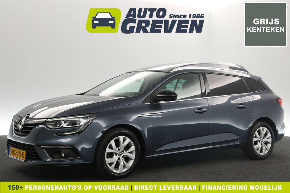 Renault Mégane Energy TCe Limited VAN Grijs kenteken Clima Cruise Carplay Navi PDC LED 16''LMV