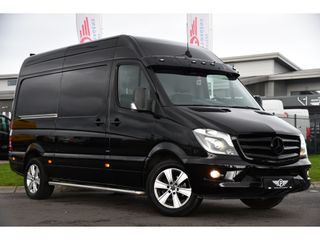 Mercedes-Benz Sprinter 319 3.0 V6 CDI 366 Black Edition Camera, Cruise, 190PK, Automaat, Stoelverwarming, LED, NAVI, Trekhaak, UNIEK!