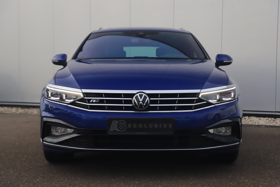 Volkswagen Passat Variant 1.5 TSI 2X R-Line 150PK DSG Automaat Panoramadak Nappa Leder Full LED Keyless 18 inch LMV Adaptive Cruise Lane Assist Navigatie Camera Carplay Android PDC Dealer Onderhouden!