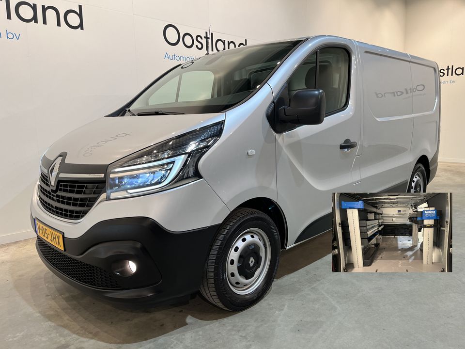 Renault Trafic 2.0 dCi 120 L1H1 120 PK Servicebus / Sortimo Inrichting / Euro 6 / Airco / Camera / CarPlay / Cruise Control / Navigatie / 3-Zits / 27.800 KM !!