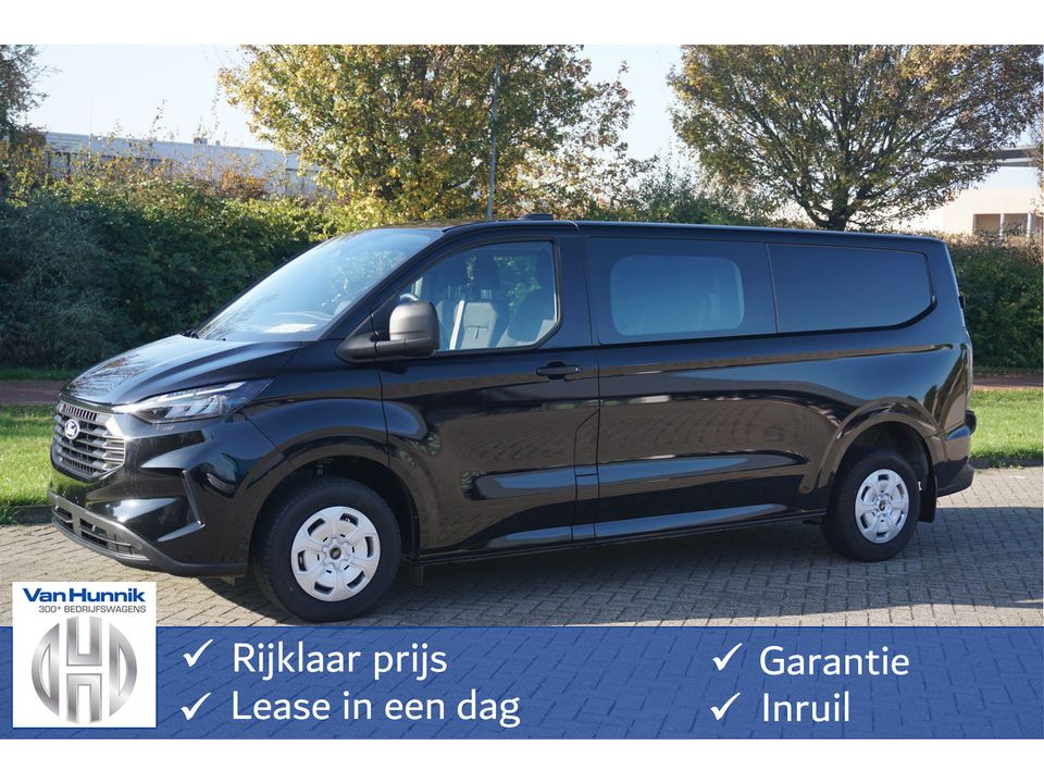 Ford Transit Custom 320L 136PK Trend Dubbel Cabine 13" Sync4 Apple CP/Android A. Camera, LED!! NR. 472