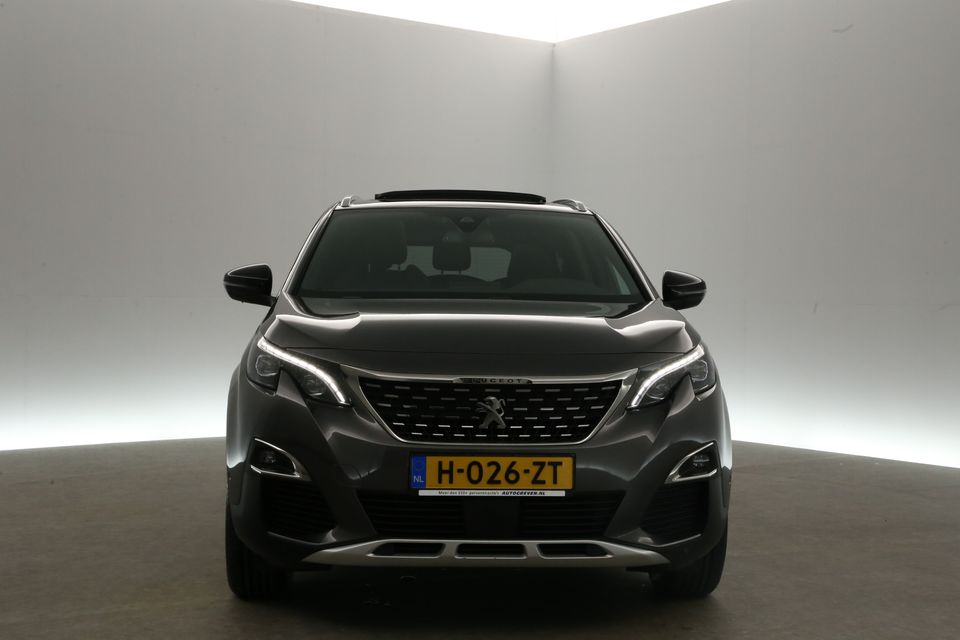 Peugeot 5008 1.2 PureTech GT-Line 7 Persoons Automaat Pano Clima Camera Carplay Cruise Sfeerverl. LED Navi Leder PDC Virtual 19"LMV