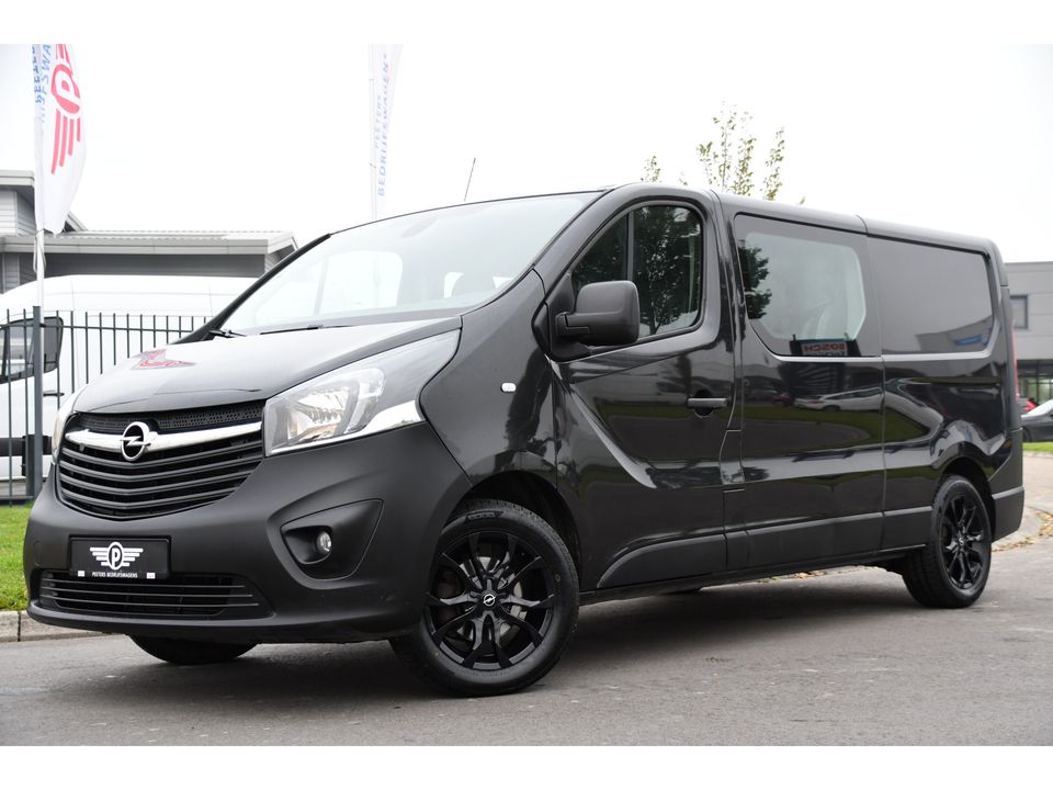 Opel Vivaro 1.6 CDTI L2H1 DC Black Edition Camera, Cruise, Sensoren, 95PK, NAVI, Airco, UNIEK!