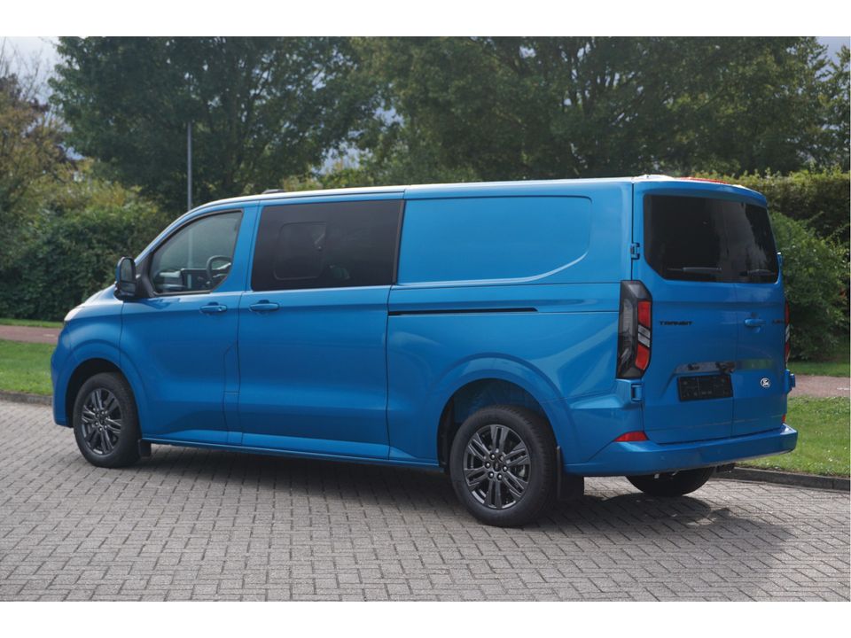 Ford Transit Custom 320L 170PK DC Limited AUT MY2024 Navi, ACC, Trekhaak, 360° Cam, 17" LM, 2x Schuifdeur!! NR. 248