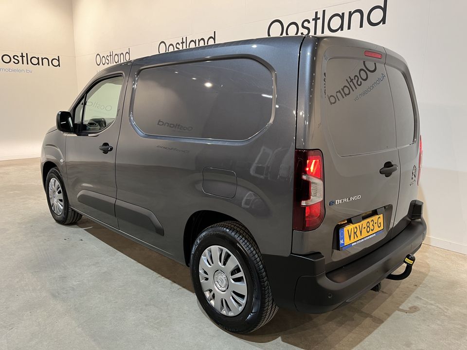 Citroën E-Berlingo Club 50 kWh / 100% elektrisch !! / Airco / Cruise Control / CarPlay / Camera / Navigatie / Trekhaak / 19.300 KM !!