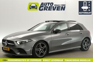 Mercedes-Benz A-Klasse 180 AMG Automaat Pano Sfeerverl. Camera Clima Cruise LED Navi PDC Memory-Seat 18"LMV