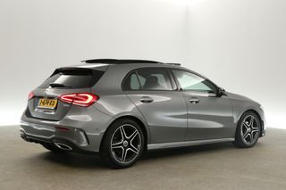 Mercedes-Benz A-Klasse 180 AMG Automaat Pano Sfeerverl. Camera Clima Cruise LED Navi PDC Memory-Seat 18"LMV