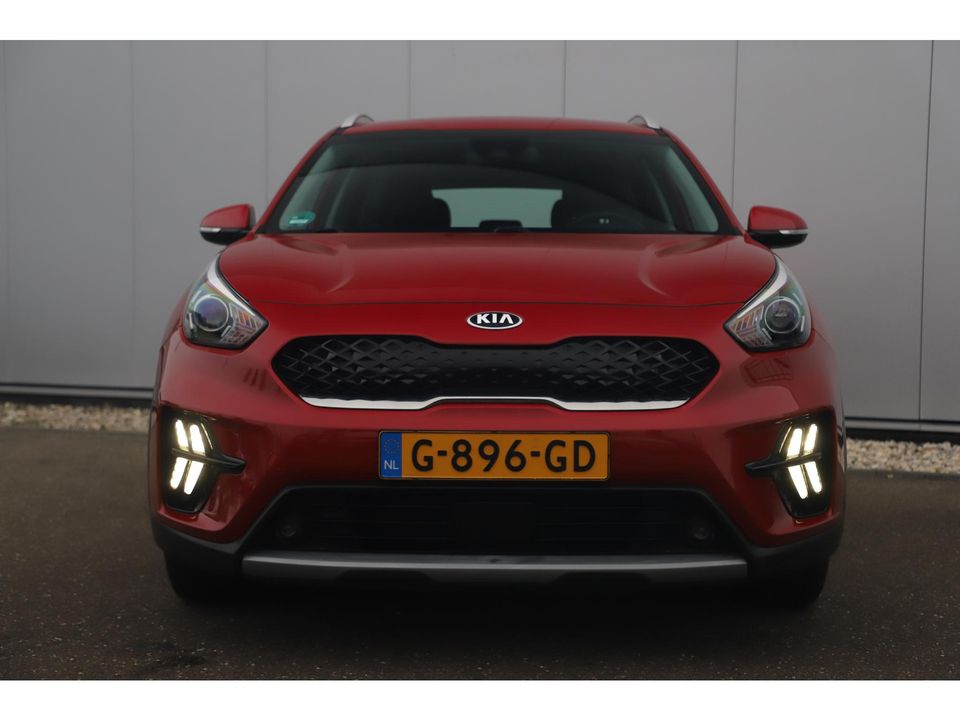 Kia Niro 1.6 GDi Hybrid DynamicLine 140PK Automaat Facelift Half Leder Navigatie Camera Carplay Android LED