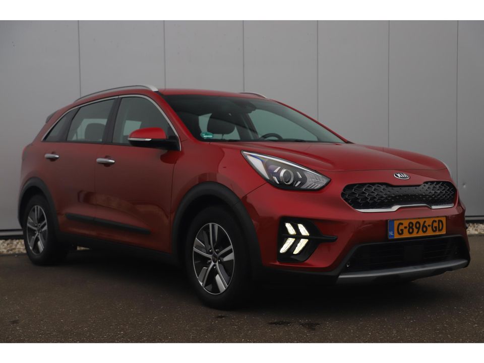 Kia Niro 1.6 GDi Hybrid DynamicLine 140PK Automaat Facelift Half Leder Navigatie Camera Carplay Android LED