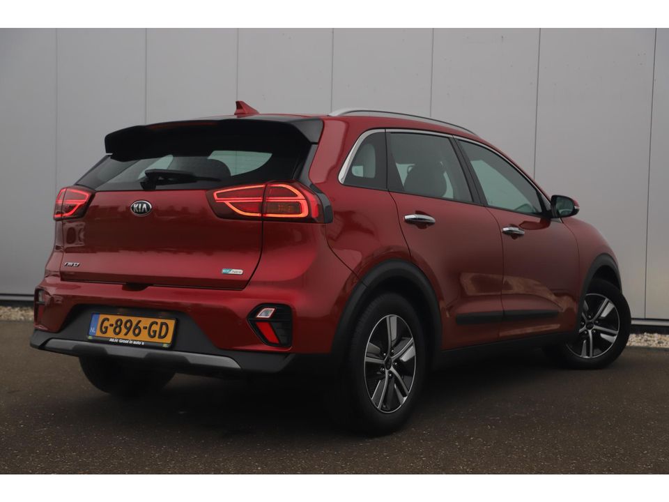 Kia Niro 1.6 GDi Hybrid DynamicLine 140PK Automaat Facelift Half Leder Navigatie Camera Carplay Android LED