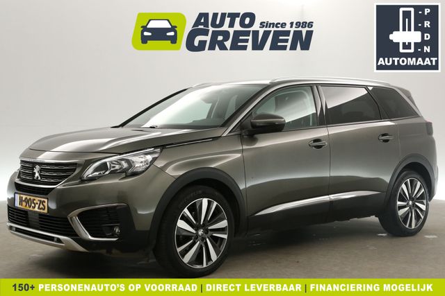 Peugeot 5008 1.2 PureTech Automaat 7 Persoons Sfeerverl Clima 360Camera Carplay Cruise PDC Navi Virtual LED 19"LMV Trekhaak